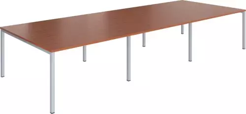Sestava pracovních stolů - 6 míst - různé velikosti Klasik