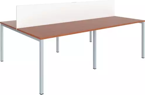 Sestava pracovních stolů - 4 místa s paravánem - různé velikosti Klasik