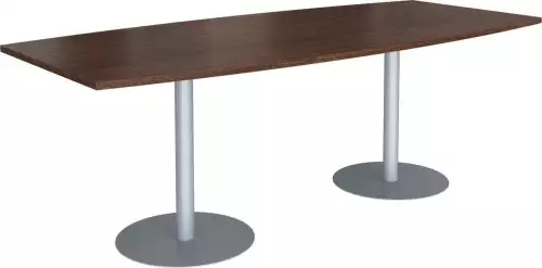 Jednací stůl poloovál s centrálními nohami - různé velikosti