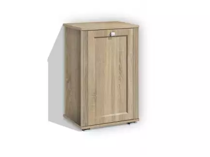 Luxusní koupelnová skříňka s výklopným košem na prádlo v retro stylu LR9