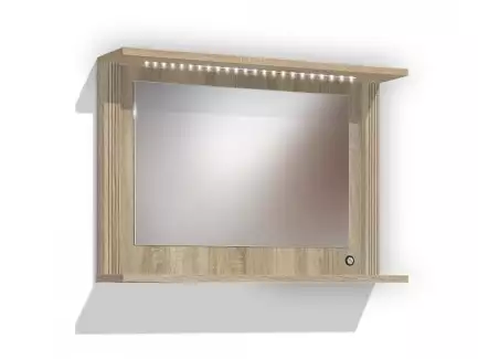 Luxusní horní závěsná koupelnová skříňka se zrcadlem v retro stylu LR20