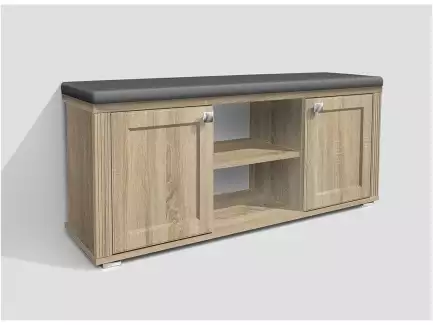 Praktický retro botník se sedákem ve dvou provedeních Eva II