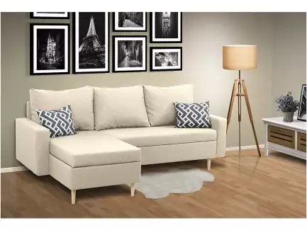 Sedací souprava v retro stylu s úložným prostorem Paula