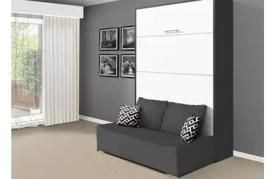 Víceúčelová sklápěcí postel s pohovkou a úložným prostorem Tereza