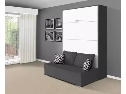 Víceúčelová sklápěcí postel s pohovkou a úložným prostorem Tereza