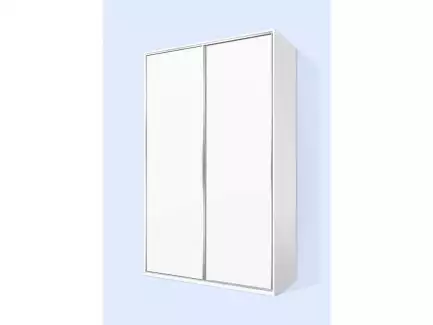 Moderní šatní skříň s posuvnými dveřmi a několika policemi Barbora