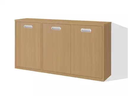 Moderní široká policová komoda v nabídce v různých dekorech Eleonora