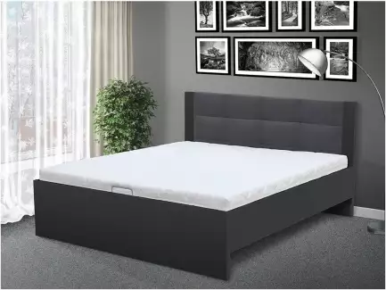 Moderní postel s úložným prostorem a možností elektrického otevírání Ola
