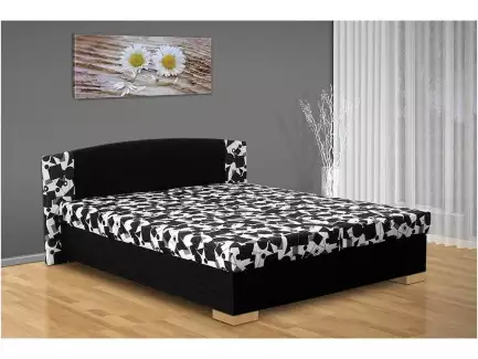 Čalouněné manželské dvojlůžko s velkým úložným prostorem Kateřina