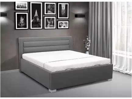 Moderní čalouněná postel s elektrickým otevíráním úložného prostoru Markéta
