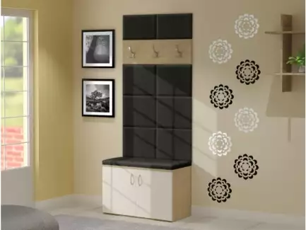 Čalouněné nástěnné panely do předsíně různých barev a rozměrů