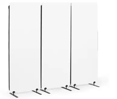 Dělící stěna - akustický paraván 160 x 60 cm, polyester