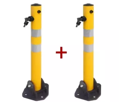 Plastový parkovací sloupek, 70 cm, AKCE 1+1 zdarma