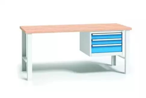 Bytelný stůl s kovovou podnoží s možností nastavení výšky