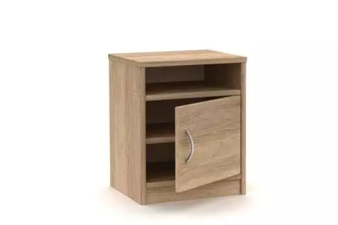 Malý noční stolek do ložnice s dvířky, NS203 skladem!