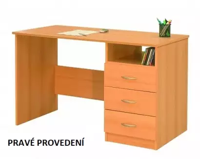 Psací stůl do kanceláře v odstínu buk Olymp