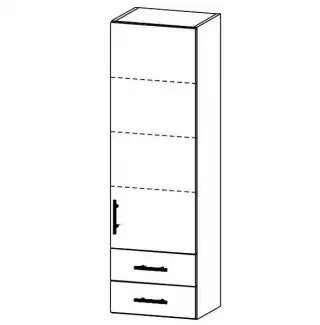 Nadstavba s policemi a zásuvkami vhodná do ložnice Vojtěch