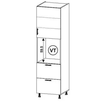 Potravinová skříňka z luxusních materiálů Zuzana