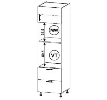 Potravinová skříň s dlouhou životností a tvrdými zády Jakub