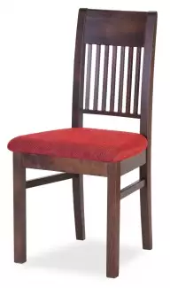 Masivní buková židle s čalouněným sedákem Patrície