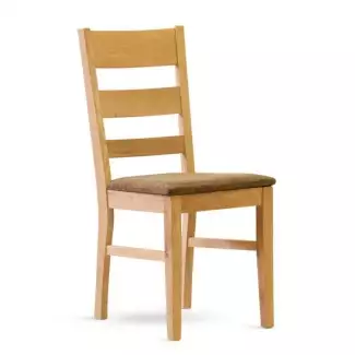 Jídelní židle s čalouněným sedákem Pavel 