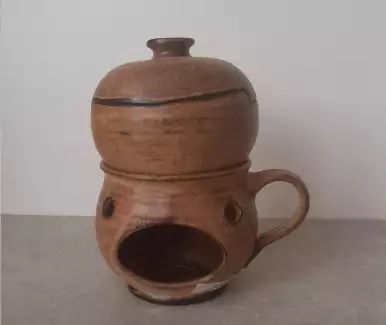 Pec na jablka z ozdobně užitkové keramiky