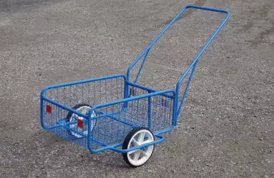 Lehký trubkový vozík s plasto-gumovými kolečky