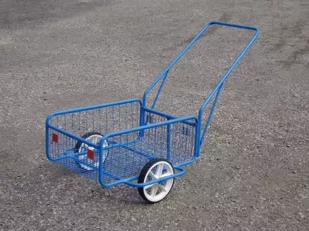 Lehký trubkový vozík s plasto-gumovými kolečky