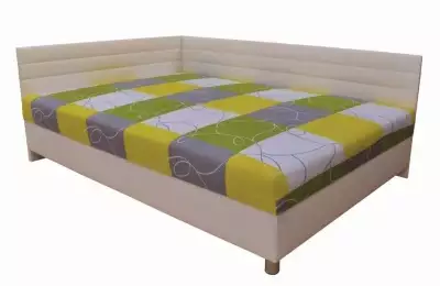 Kvalitní rohová postel 200x110,120,130 a 200x140 cm AKCE!
