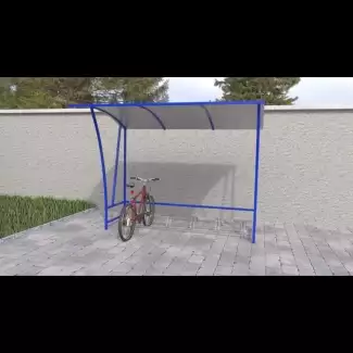 Venkovní přístřešek pro 6 kol z kvalitní oceli a polykarbonátovou střechou Maxim