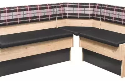 Rohová kuchyňská lavice s úložnými prostory na zem M2