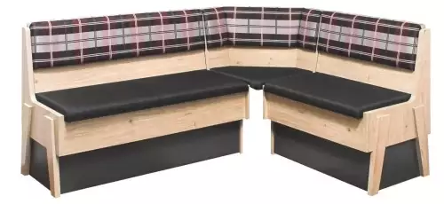 Rohová kuchyňská lavice s úložnými prostory na zem M2
