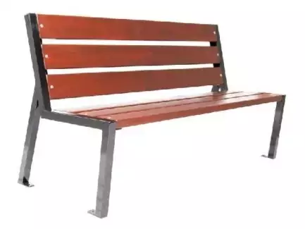 Velice odolná ocelová parková lavička v klasickém stylu Ron