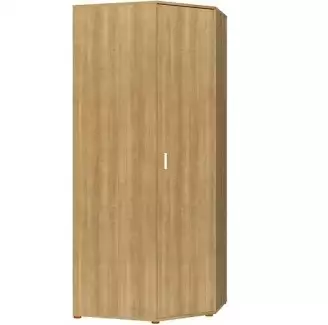 Šatník 205 cm vysoký rohový F04 – 1× police a šatní tyč