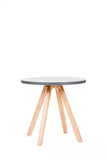 Konferenční stolek s bukovým podnožím WOODY