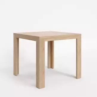 Jídelní stůl z lamina s lubem s rovnými rohy