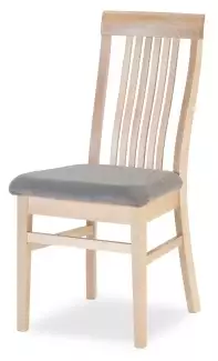 Masivní buková židle s čalouněným sedákem Theodor