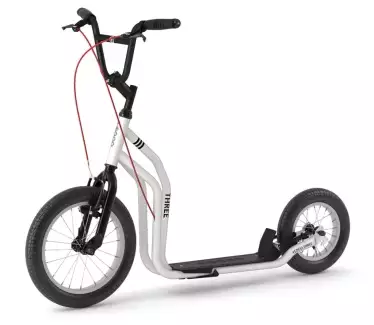 Koloběžka pro děti od 140 cm Yedoo Three bílá