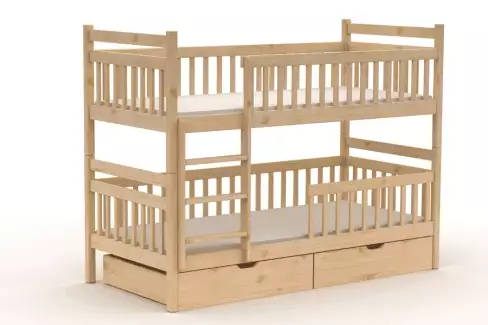 Patrová masivní postel Tonda L709 borovice