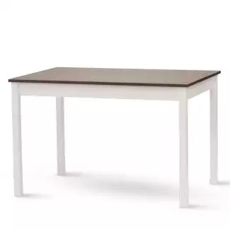 Klasický jídelní stůl v moderní kombinaci barev Tomi