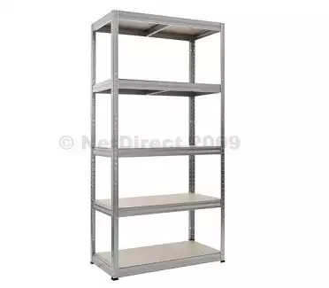 Univerzální kovový regál v různých šířkách Rudy