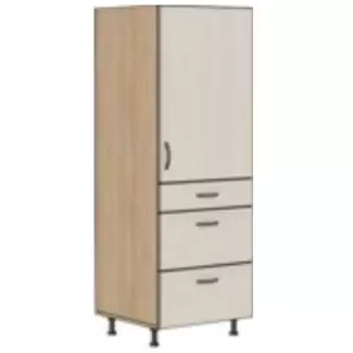 Kombinovaná potravinová skříň s tvrdými zády Bára