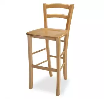 Masivní celodřevěná barová židle Vendelín