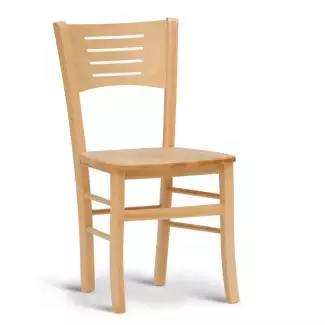 Celodřevěná jídelní židle z masivu Veronika