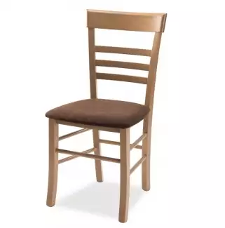 Elegantní židle s čalouněným sedákem Viktoria