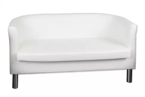 Luxusní nerozkládací pohovka s chromovými nožičkami Viktoria P706