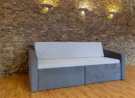 Multifunkční rozkládací pohovka s úložným prostorem Vilém