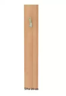 Věšáková stěna s různým počtem věšáků dle výběru šířky stěny, výška 180 cm VT 1