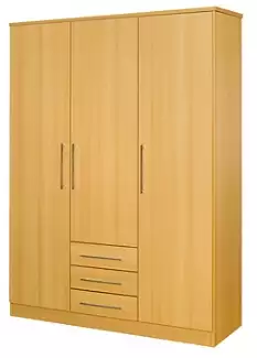 Kombinovaná skříň – 3× šuplík, 3× police a šatní část Zbyněk